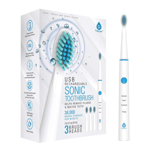 PURSONIC usb rechargeable sonic toothbrush