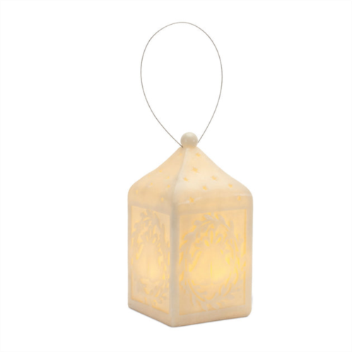 HouzBling bell lantern 4.25l x 9h resin 3 aaa batteries, not included