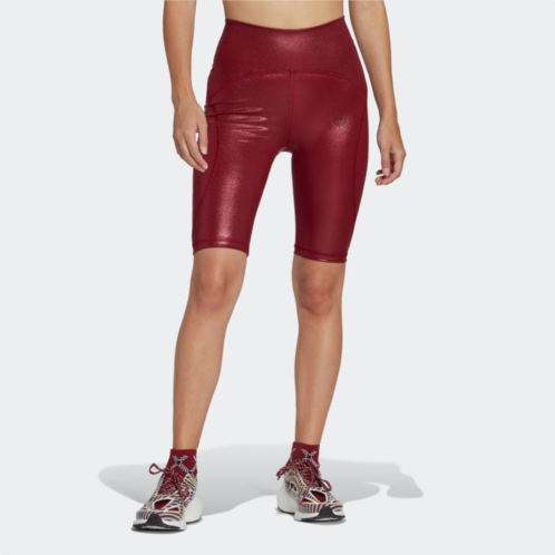 Adidas womens by stella mccartney shiny cycling tights