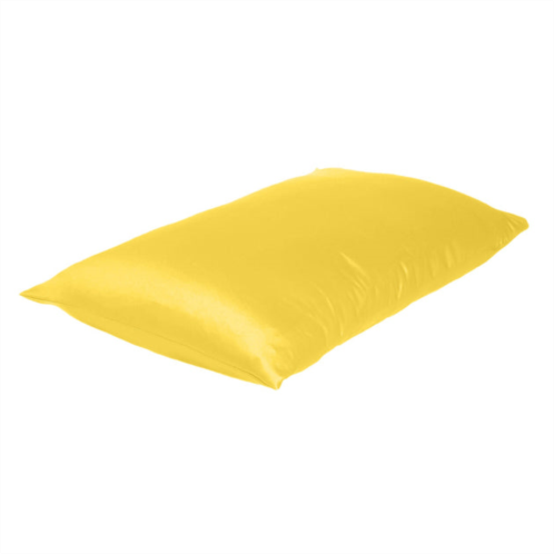 Homezia lemon dreamy set of 2 silky satin standard pillowcases