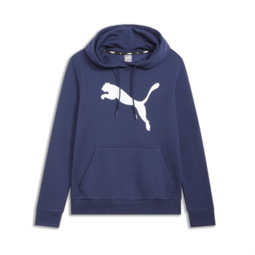 Puma womens essentials big cat logo hoodie