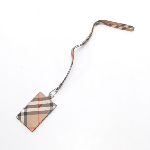 Burberry coated canvas business card case