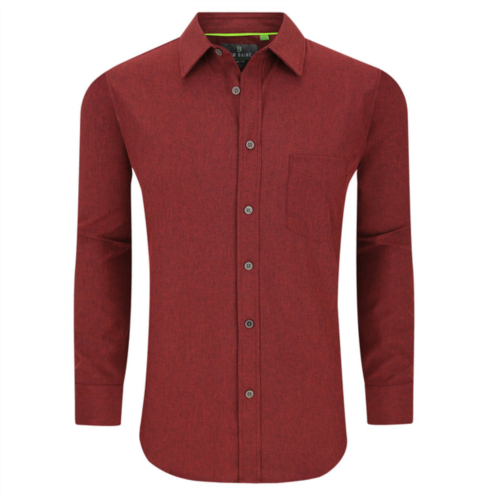 Tom Baine slim fit performance long sleeve soild button down