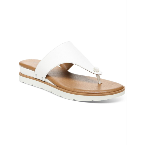 Style & Co. emma womens faux leather thong flat sandals