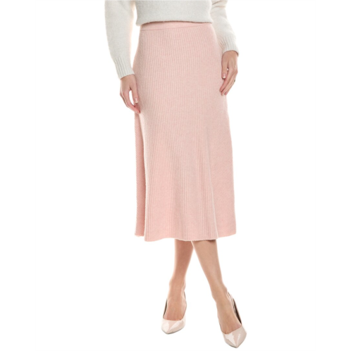 Maje wool & alpaca-blend midi skirt
