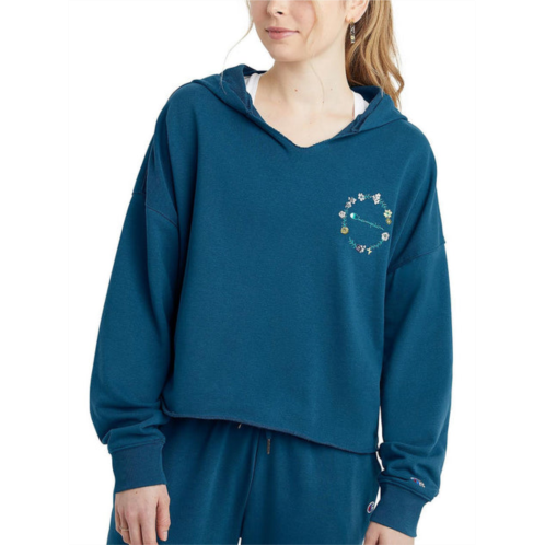 Champion womens ribbed active hoodie