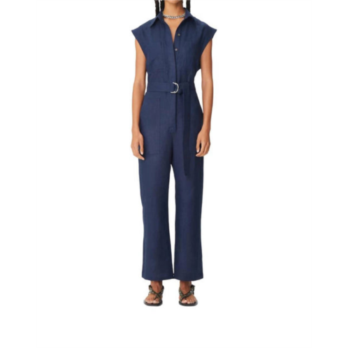 Maria Cher puelches kiana sleeveless jumpsuit in navy