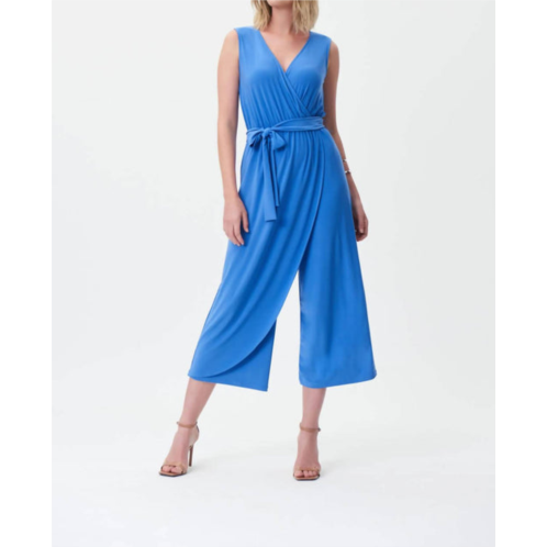 Joseph Ribkoff iris belted jumpsuit in blue