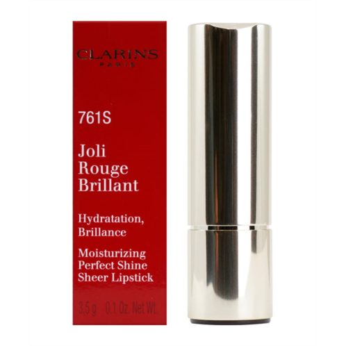 Clarins joli rouge brillant 761s sheer lipstick 0.1 oz