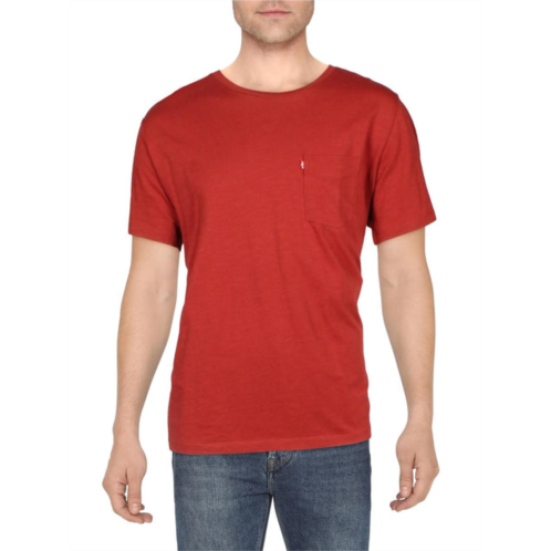 Levi mens crewneck pocket t-shirt