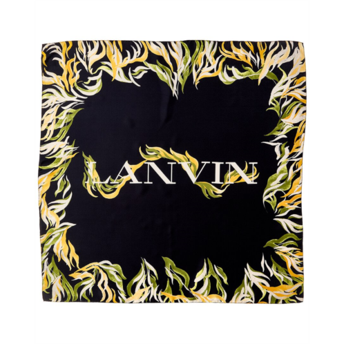 LANVIN printed twill silk scarf