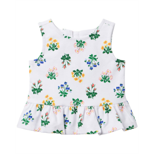 Janie and Jack floral ponte top