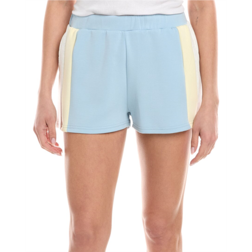 Vintage Havana colorblocked cloud fleece short