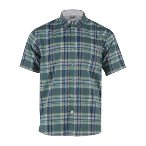 Salt Life mens plaid woven button-down shirt