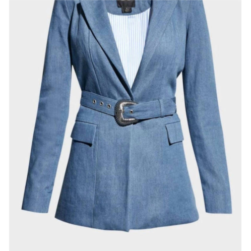 AS by DF womens dominga blazer in denim