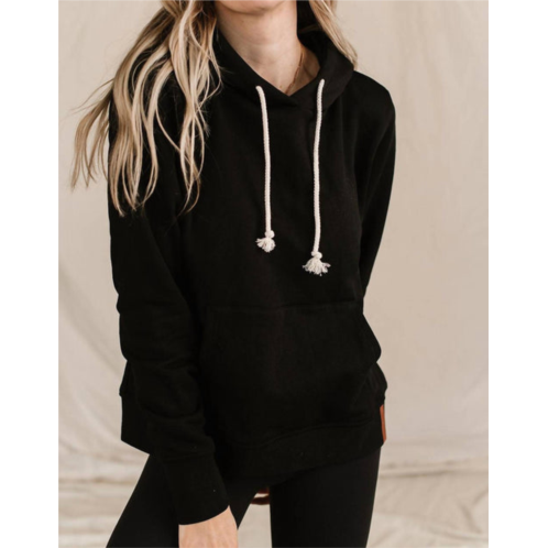 AMPERSAND AVE staple hoodie in black