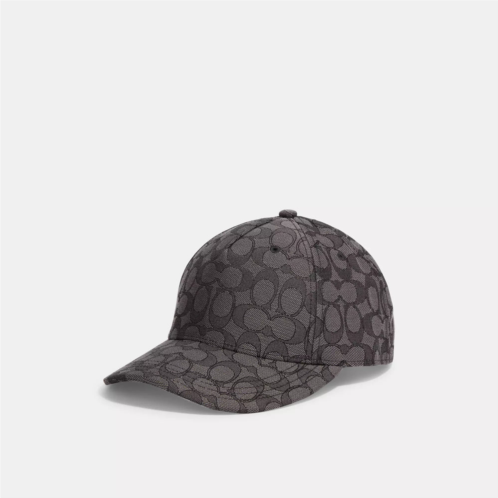 Coach Outlet signature jacquard baseball hat