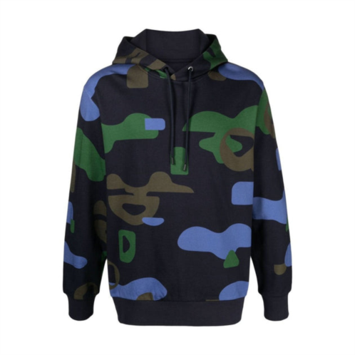 Hugo Boss mens seeger 150 hoodie sweatshirt, blue camo