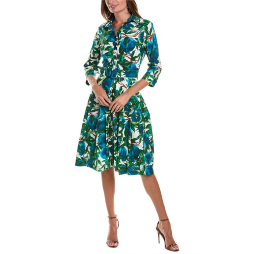 Samantha Sung audrey 3 silk shirtdress