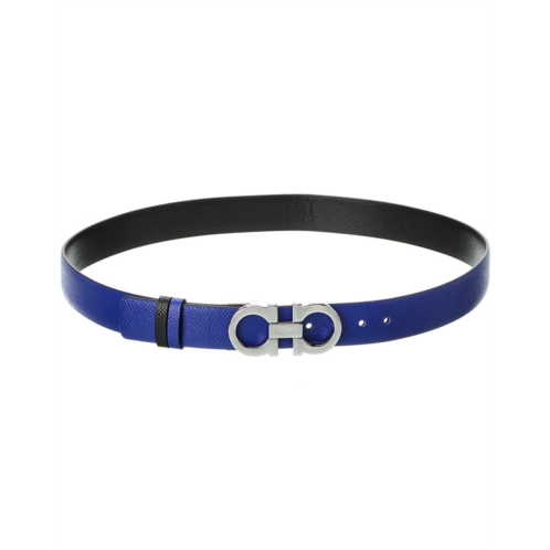 Salvatore Ferragamo ferragamo gancini reversible & adjustable leather belt