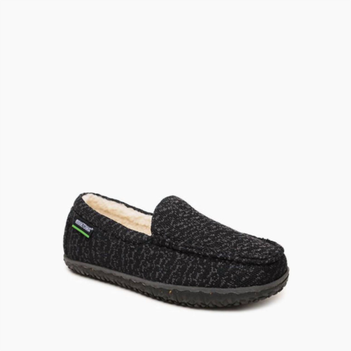 MINNETONKA mens eco elm slipper in black