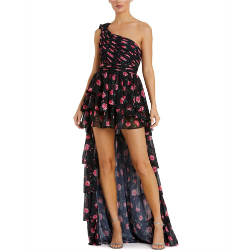 Mac Duggal ruffled high-low dress