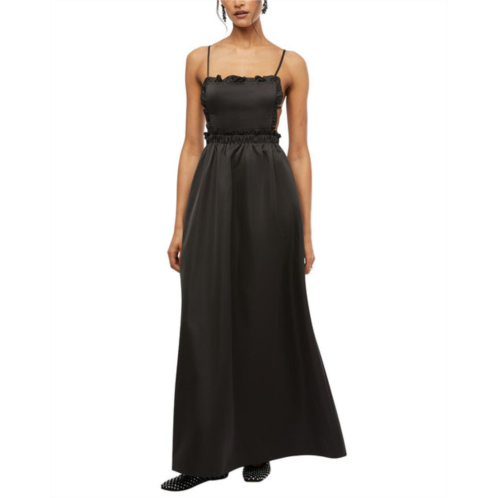 WeWoreWhat ruffle bib maxi dress