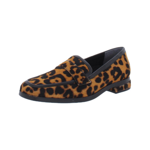 Vionic sellah womens calf hair animal print loafers