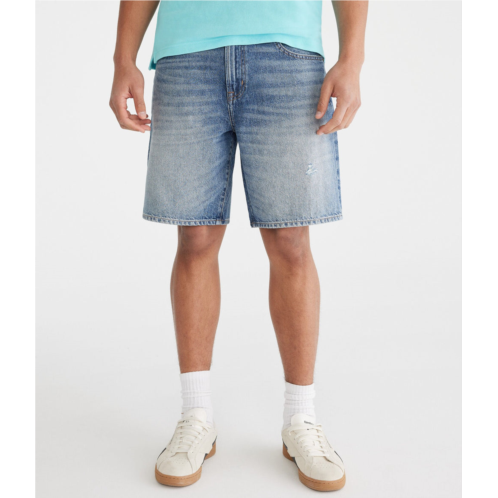 Aeropostale loose straight denim shorts 9