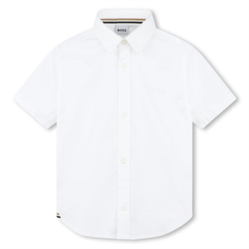 BOSS white short sleeves shirt