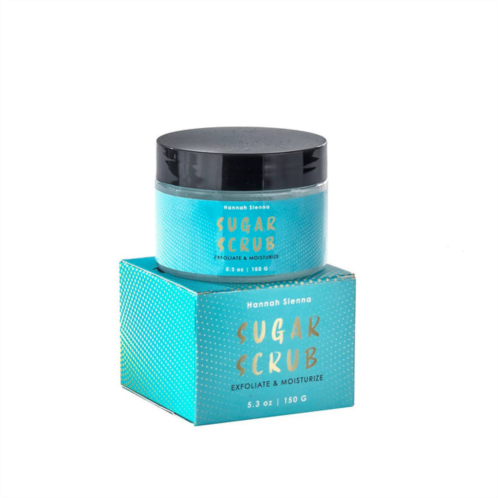 Hannah Sienna sugar reef scrub in blue