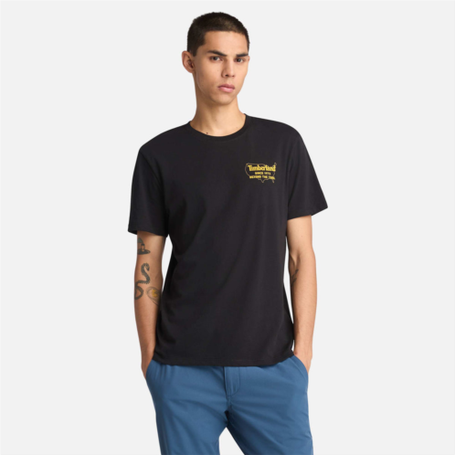Timberland mens back graphic short-sleeve t-shirt