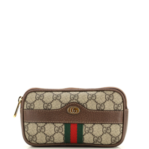 Gucci ophidia belt bag gg coated canvas mini