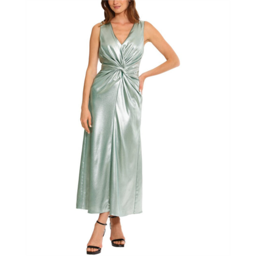 Maggy London frosted foil midi dress