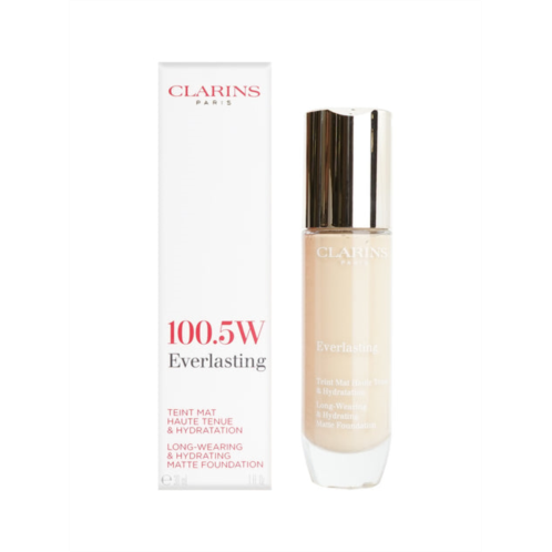 Clarins everlasting matte foundation 100.5w cream all skin types 1 oz