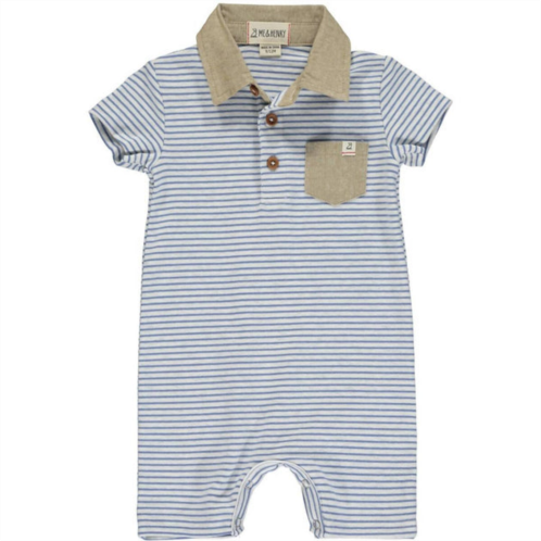 ME & HENRY boys saltash romper in dusty blue