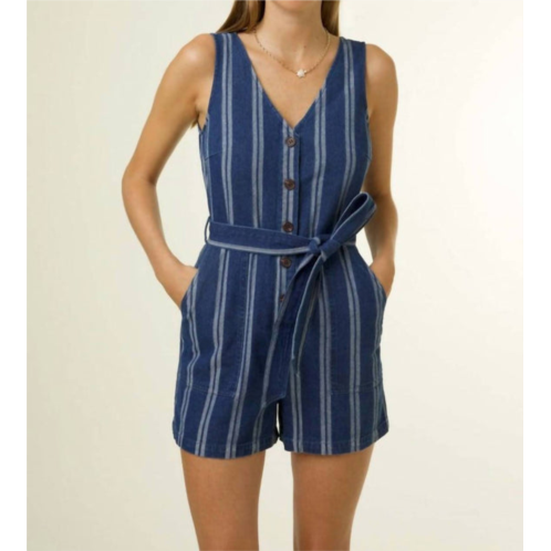 FRNCH mila romper in blue jean