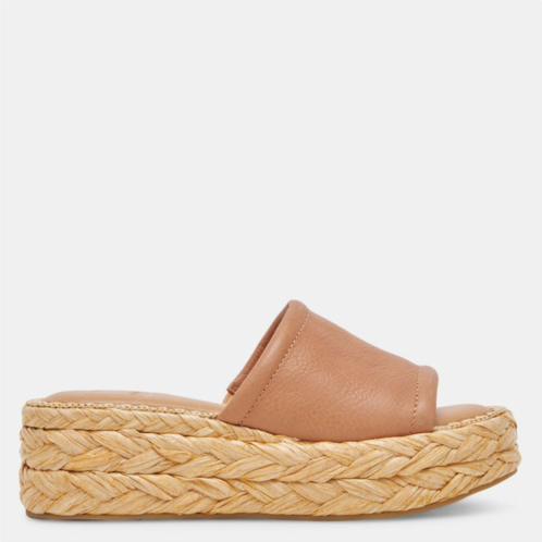 Dolce Vita chavi wide sandals honey leather