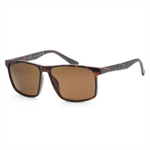 Guess mens 60mm brown sunglasses gf0255-52e