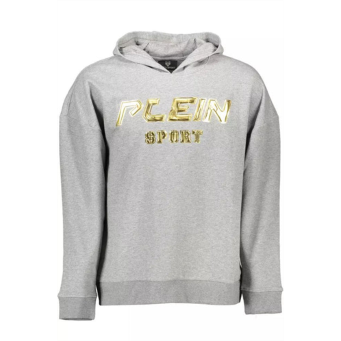 Plein Sport sleek hooded sweatshirt with contrasting mens details