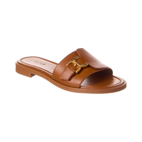 Chloe marcie leather slide