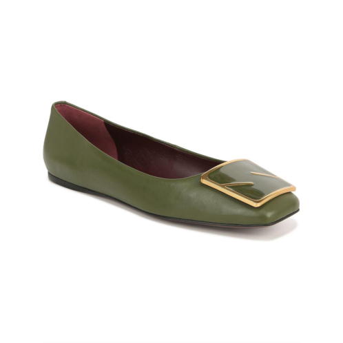 Sarto Franco Sarto flexa amaya 3 womens leather square toe ballet flats