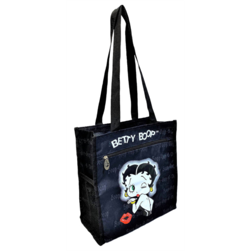 Betty Boop polyester shopping bag in black