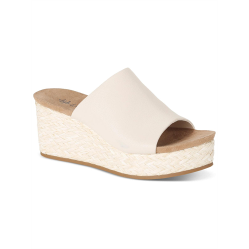 Style & Co. larissaa womens faux leather slip on espadrilles