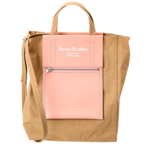 Acne Studios papery nylon & leather tote