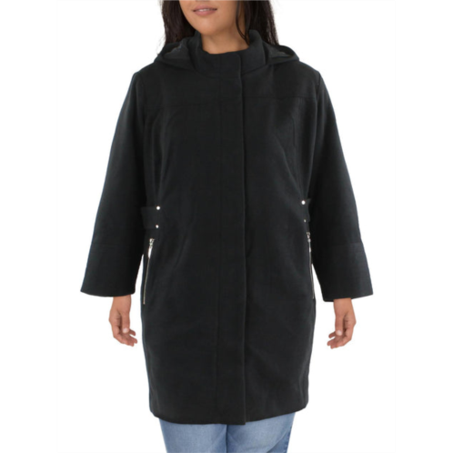 Avenue plus womens three quarter sleeve heavy wool coat