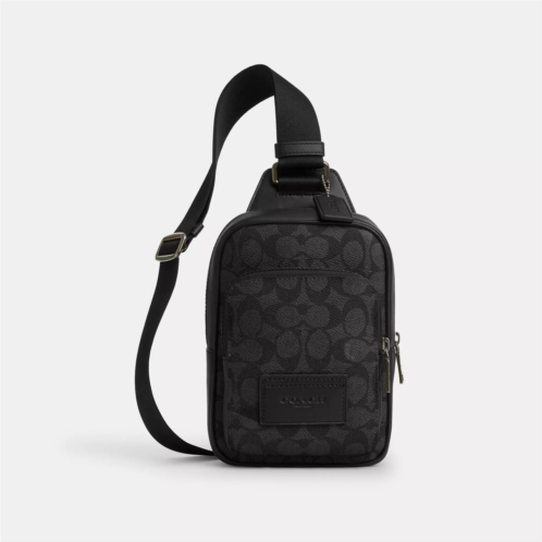 Coach Outlet racer sling pack in signature