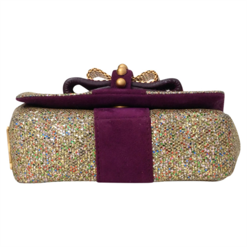 Christian Louboutin sweet charity bow-embellished chain shoulder bag in multicolor leather