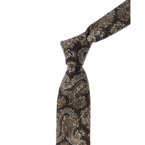 Boss Hugo Boss medium grey fantasy wool-blend tie