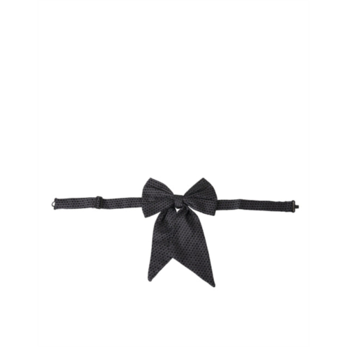 Dolce & Gabbana ribbon silk adjustable neck bow mens tie